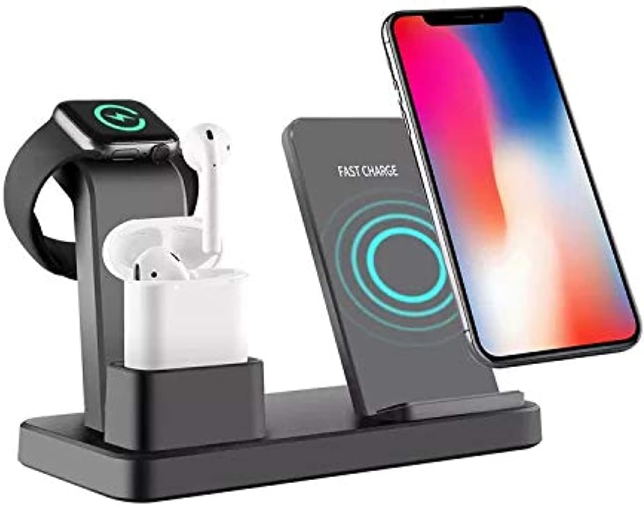 Station de support de chargeur sans fil magnétique 3 en 1 Station de support de chargeur sans fil magnétique 3 en 1